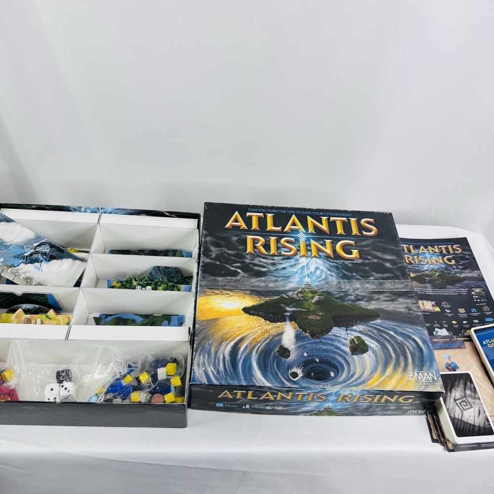Atlantis‎ Rising Z-Man Games Board Game 2-6 Players Ages 13+ 2012